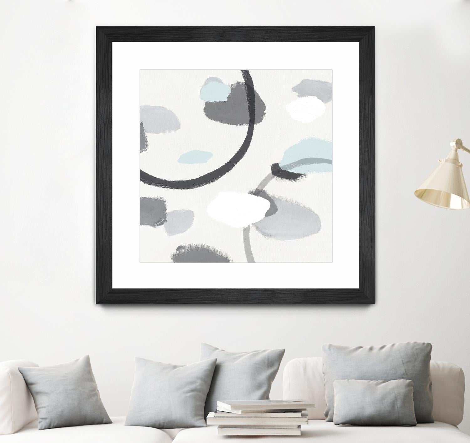 Grey I by Isabelle Z on GIANT ART - grey abstract