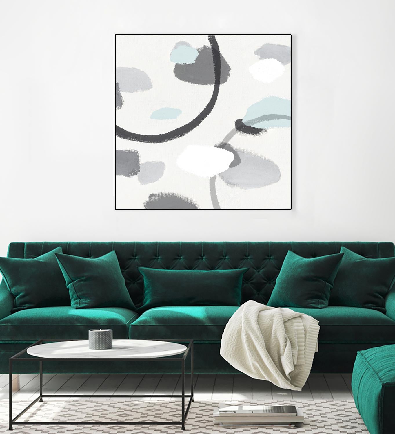 Grey I by Isabelle Z on GIANT ART - grey abstract