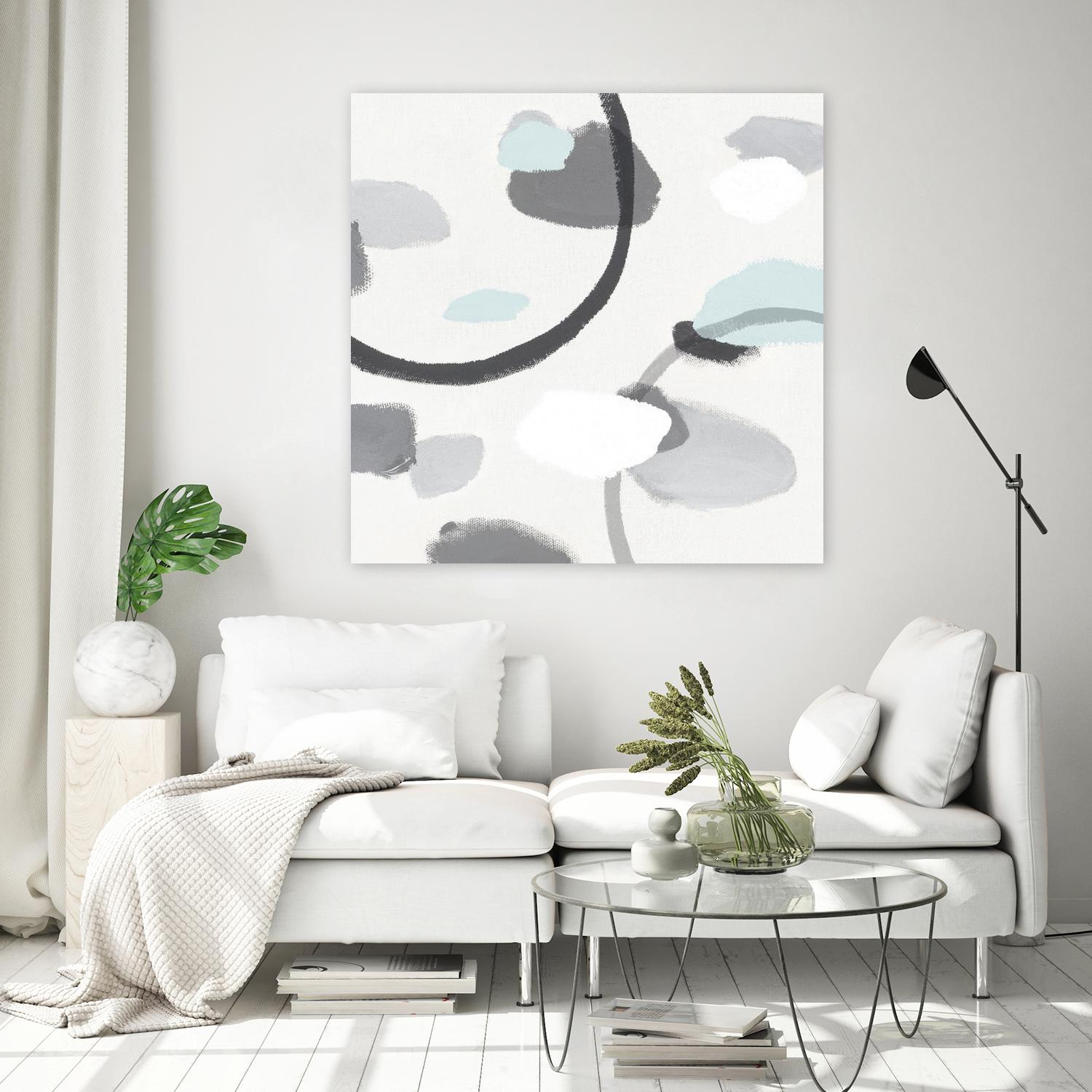 Grey I by Isabelle Z on GIANT ART - grey abstract