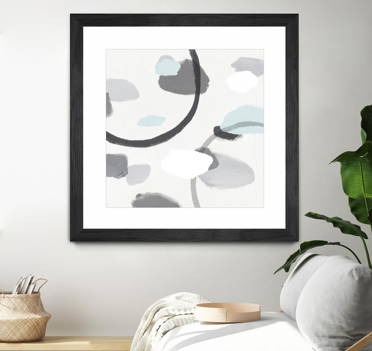 Grey I by Isabelle Z on GIANT ART - grey abstract