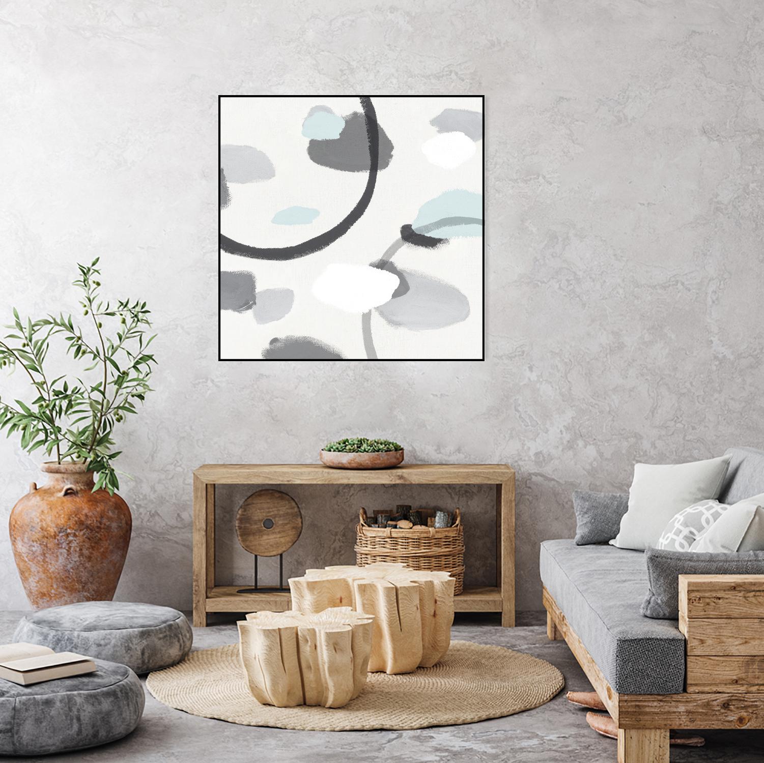 Grey I by Isabelle Z on GIANT ART - grey abstract