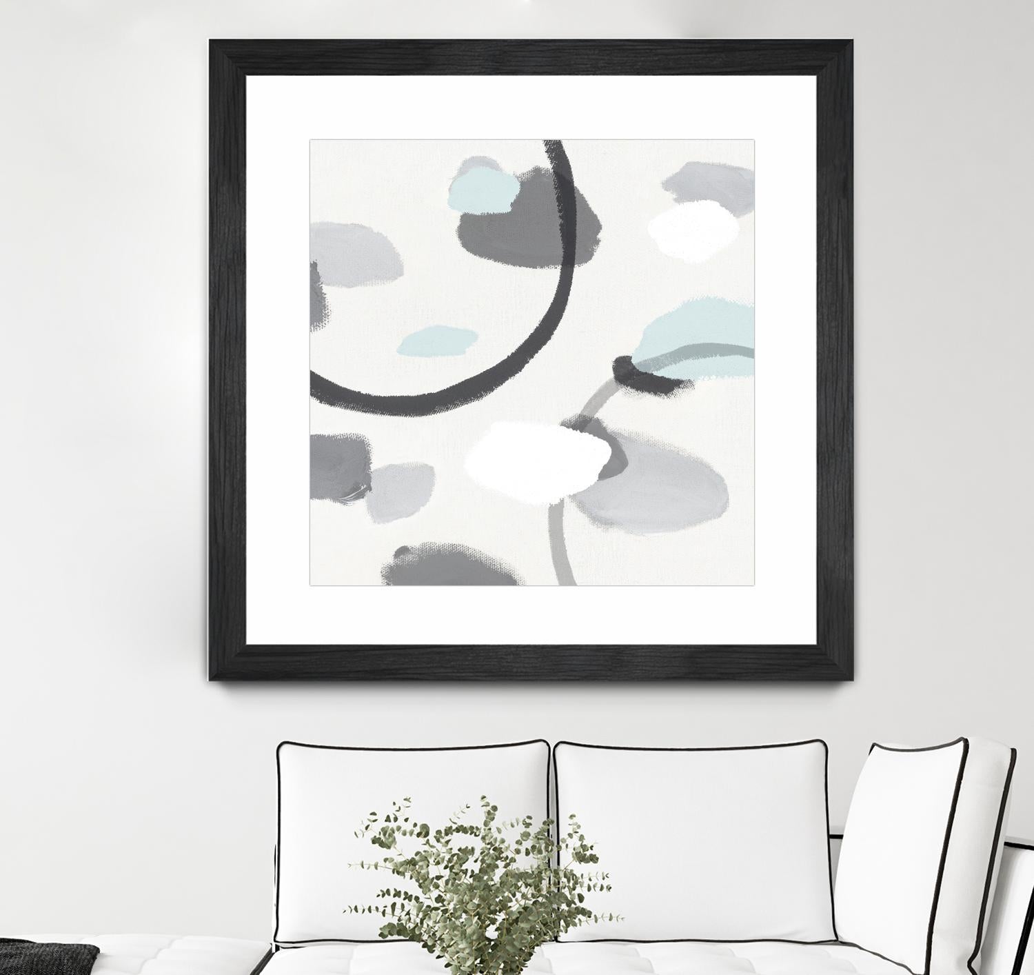 Grey I by Isabelle Z on GIANT ART - grey abstract