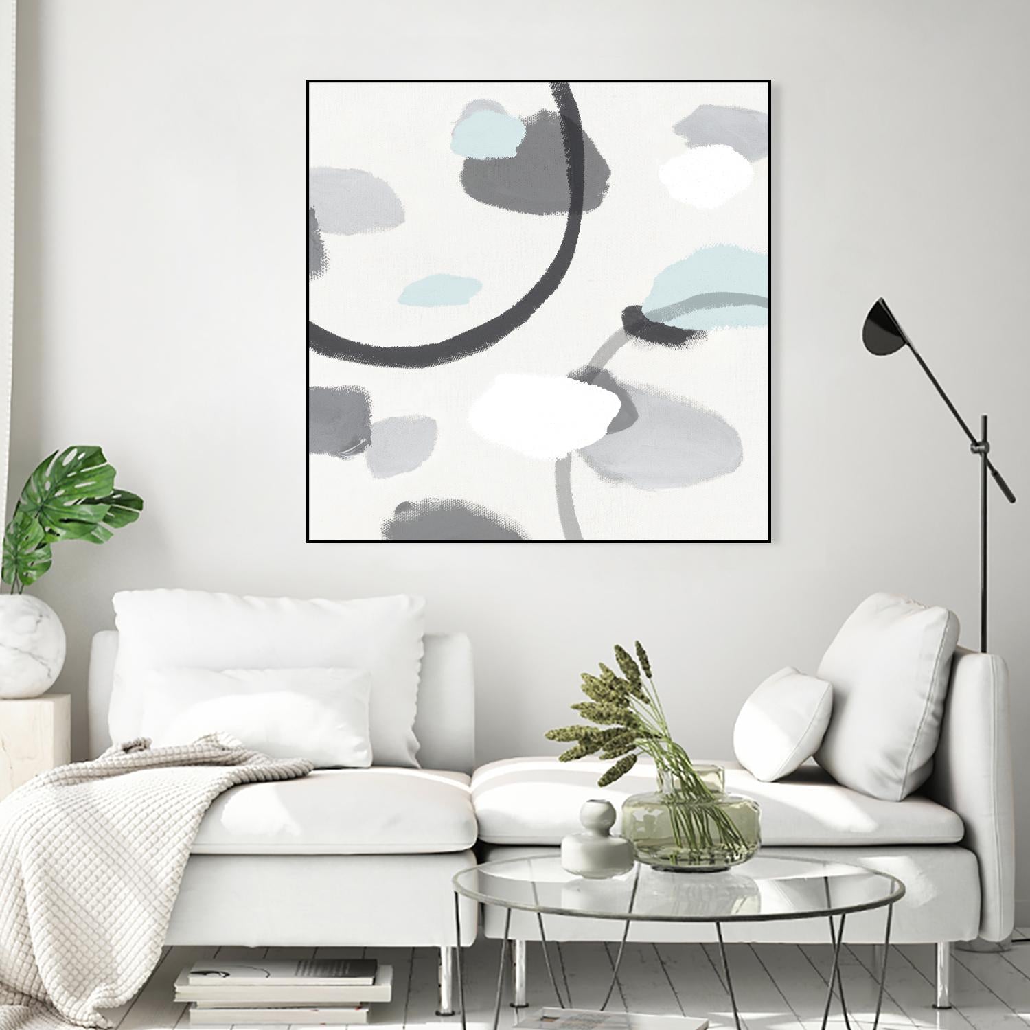 Grey I by Isabelle Z on GIANT ART - grey abstract