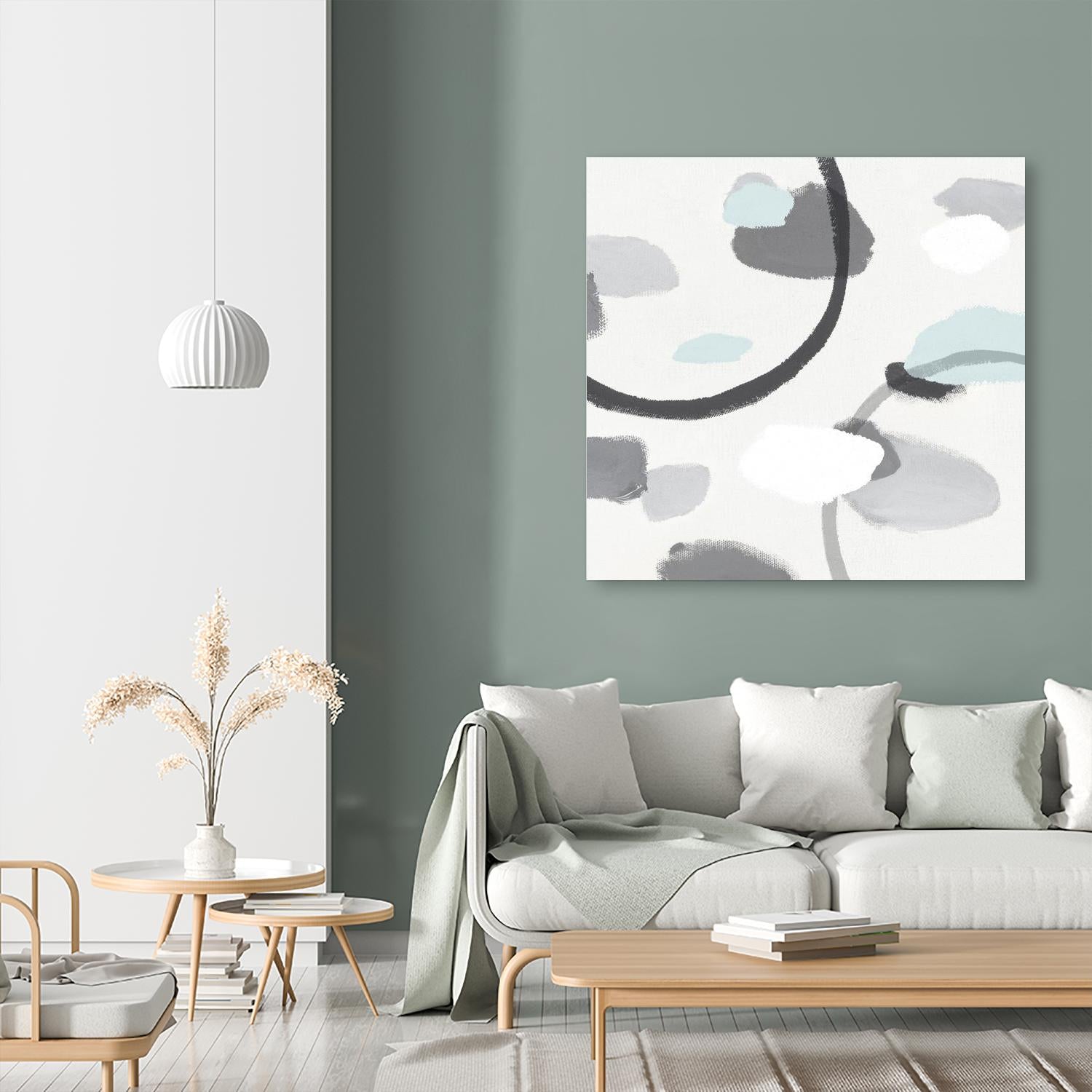 Grey I by Isabelle Z on GIANT ART - grey abstract