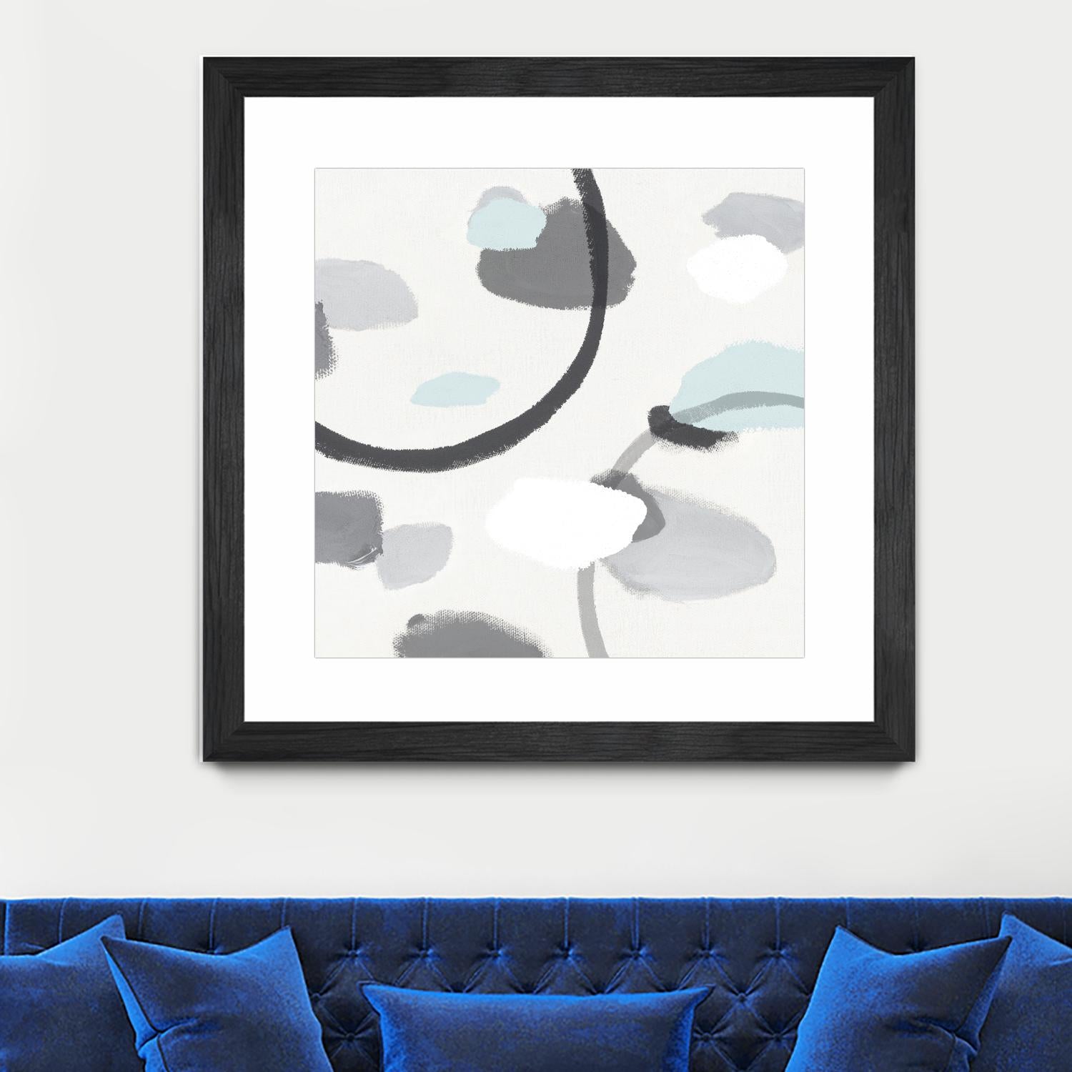 Grey I by Isabelle Z on GIANT ART - grey abstract