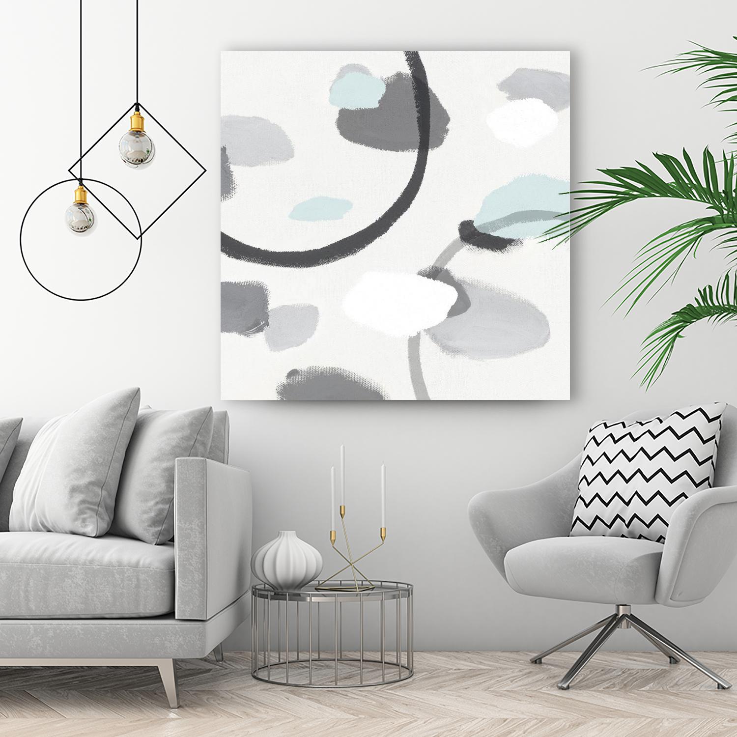 Grey I by Isabelle Z on GIANT ART - grey abstract