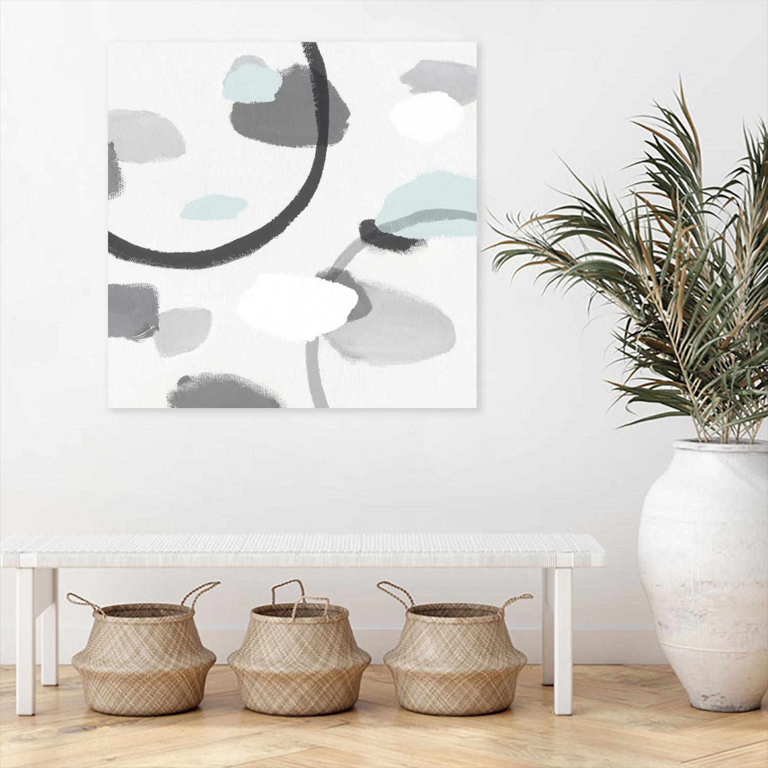 Grey I by Isabelle Z on GIANT ART - grey abstract