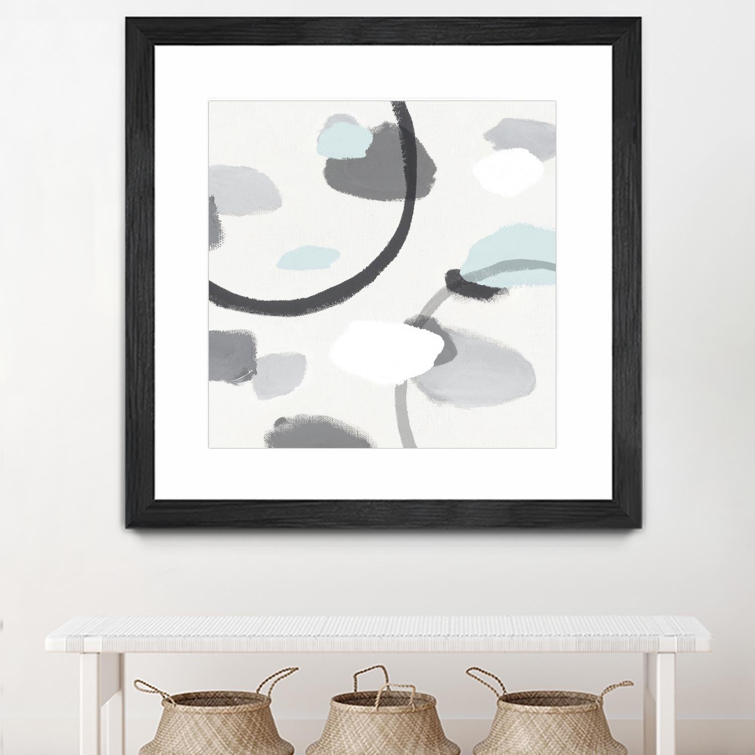 Grey I by Isabelle Z on GIANT ART - grey abstract