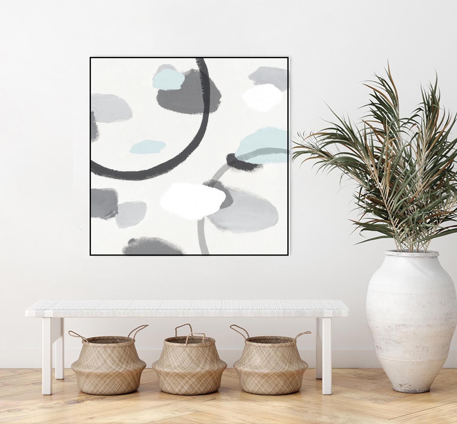 Grey I by Isabelle Z on GIANT ART - grey abstract