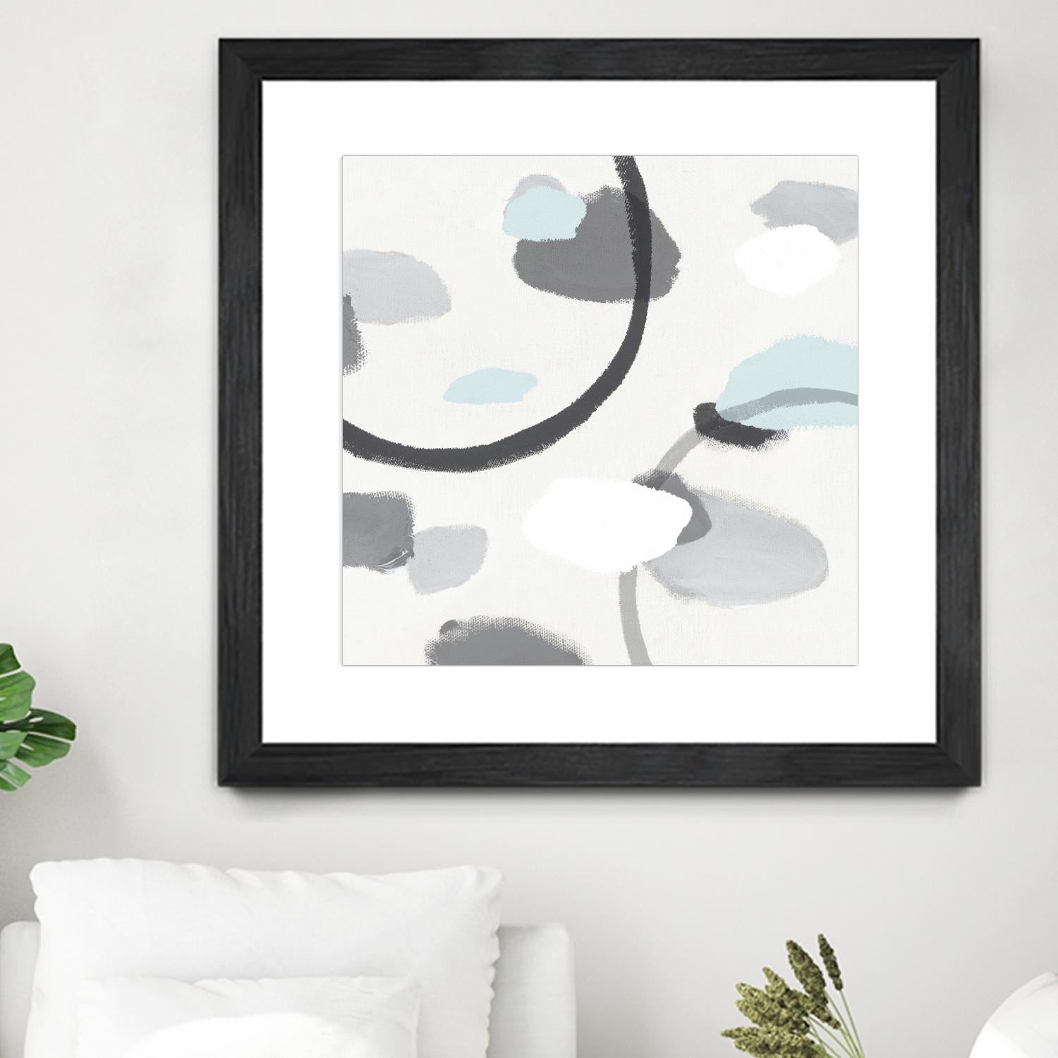 Grey I by Isabelle Z on GIANT ART - grey abstract