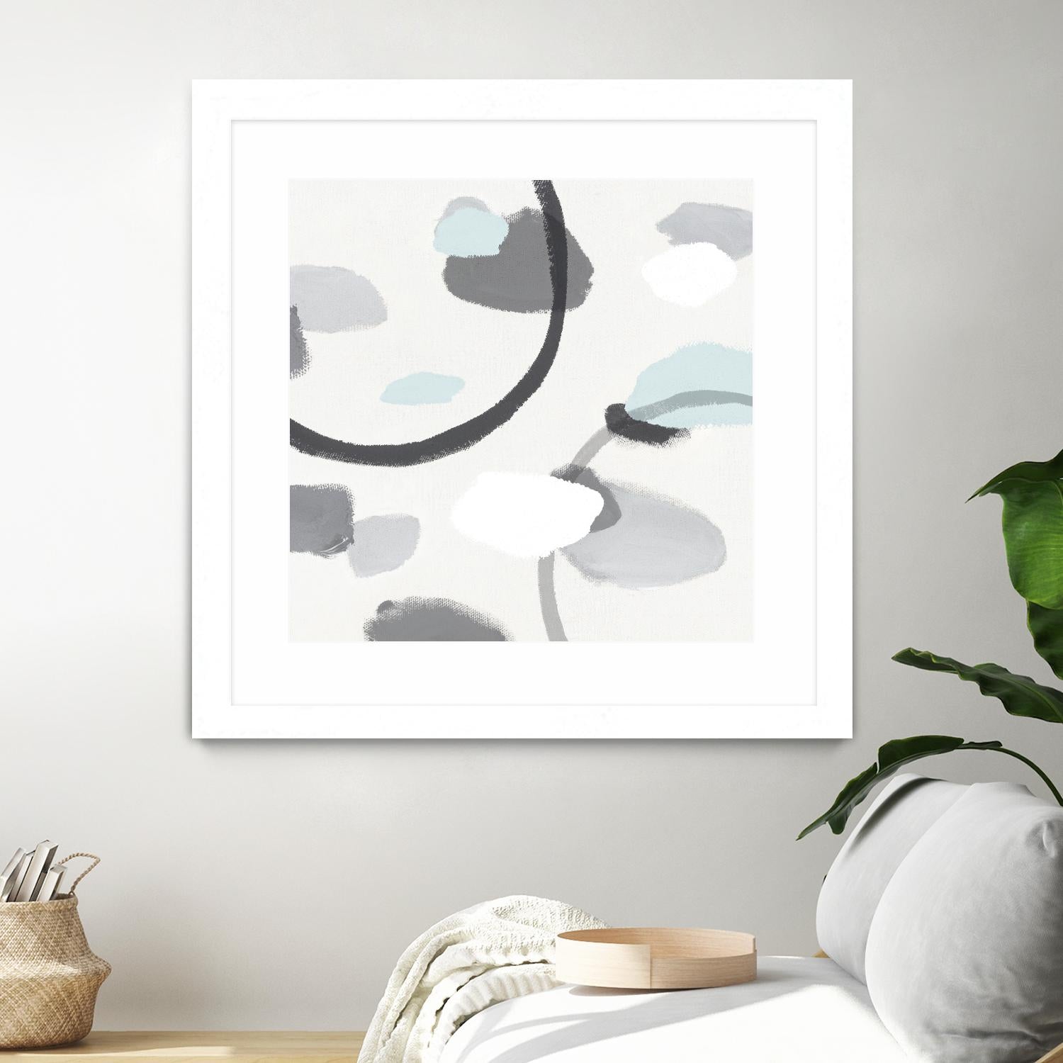 Grey I by Isabelle Z on GIANT ART - grey abstract
