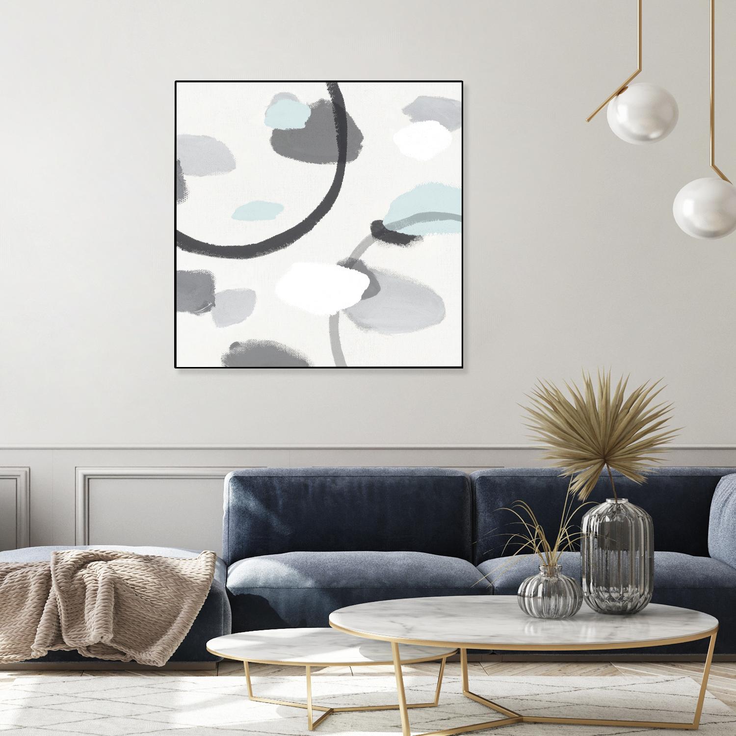 Grey I by Isabelle Z on GIANT ART - grey abstract