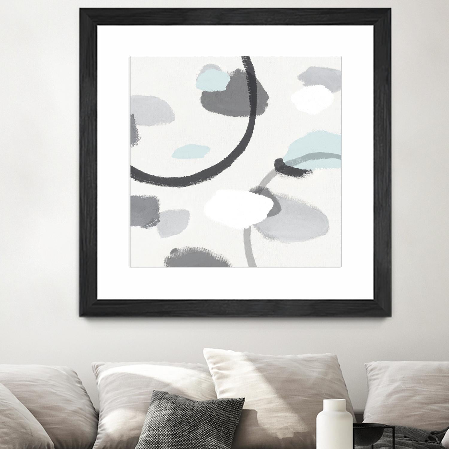 Grey I by Isabelle Z on GIANT ART - grey abstract