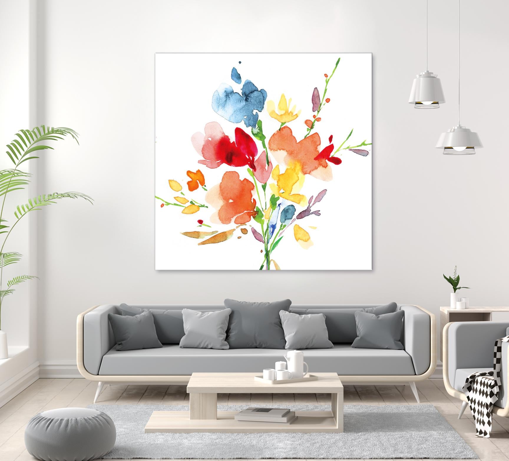 Bouquet by Isabelle Z on GIANT ART - white floral