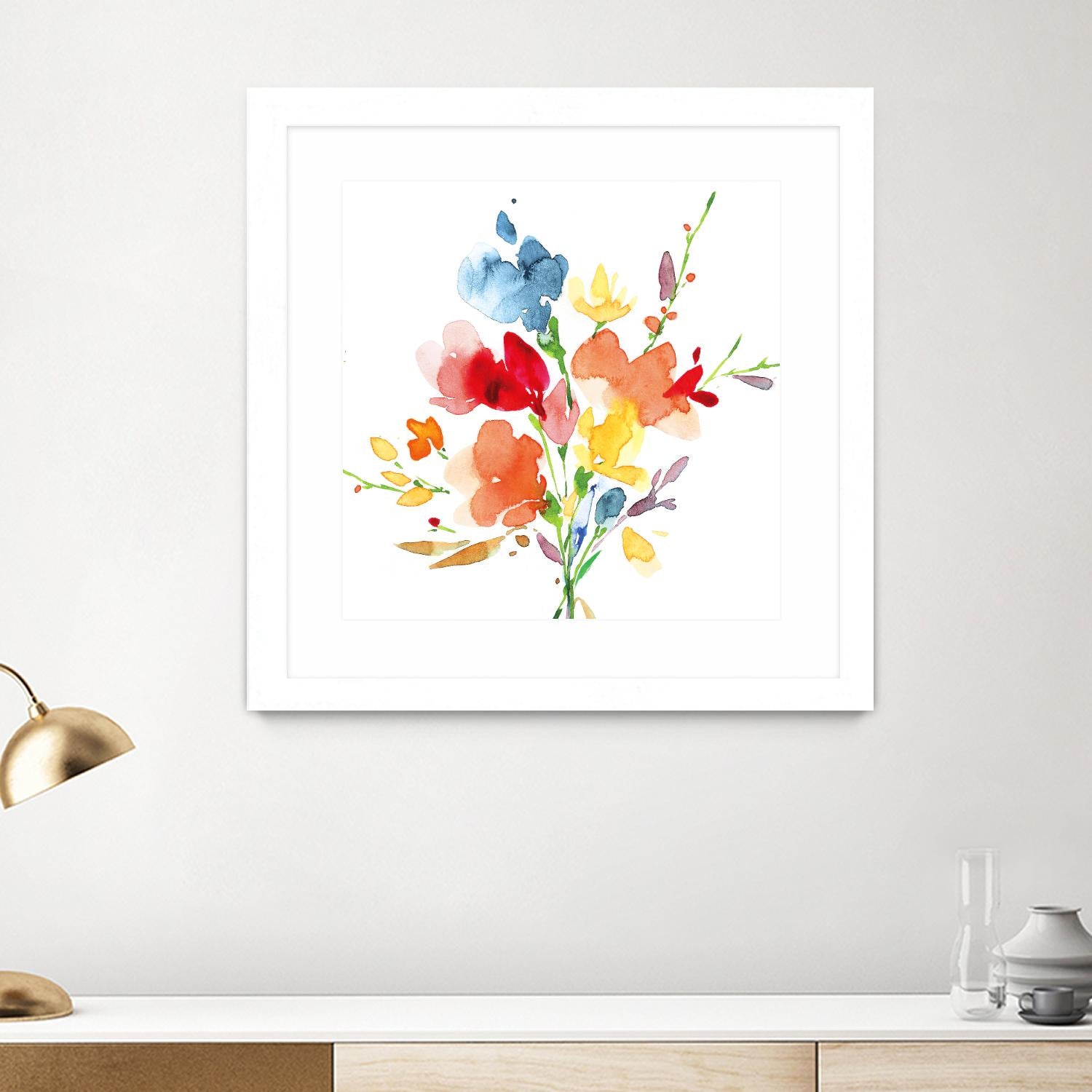 Bouquet by Isabelle Z on GIANT ART - white floral