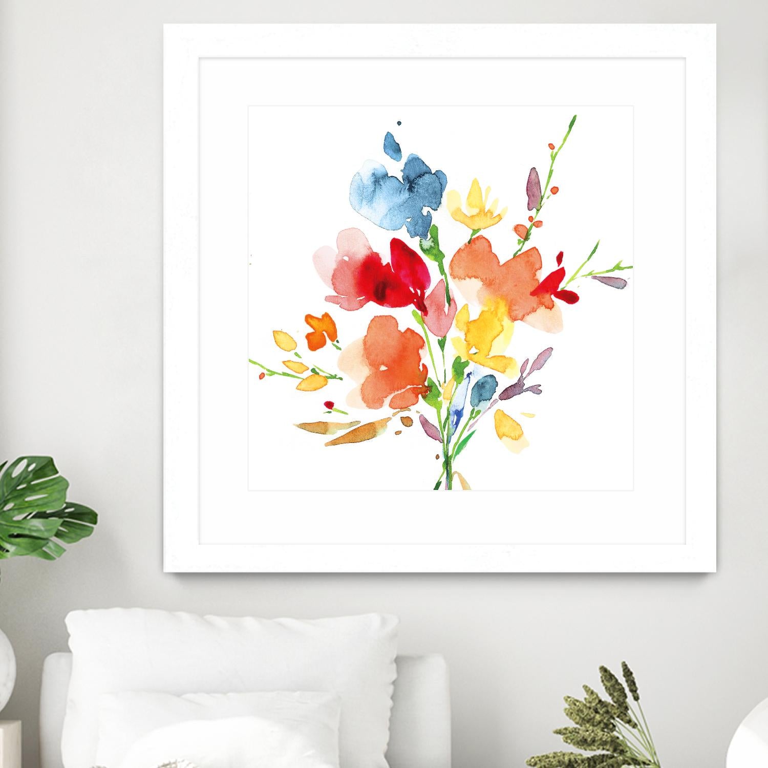 Bouquet by Isabelle Z on GIANT ART - white floral