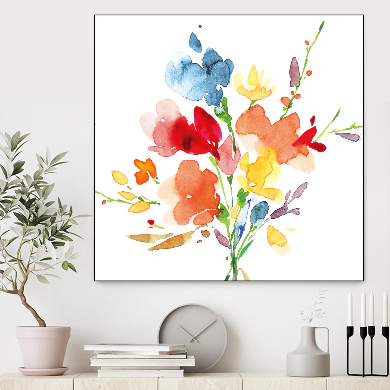 Bouquet by Isabelle Z on GIANT ART - white floral