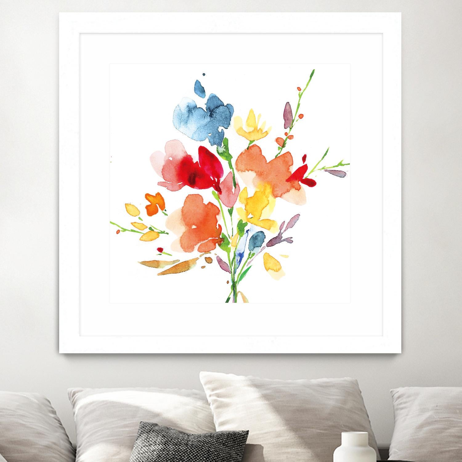 Bouquet by Isabelle Z on GIANT ART - white floral