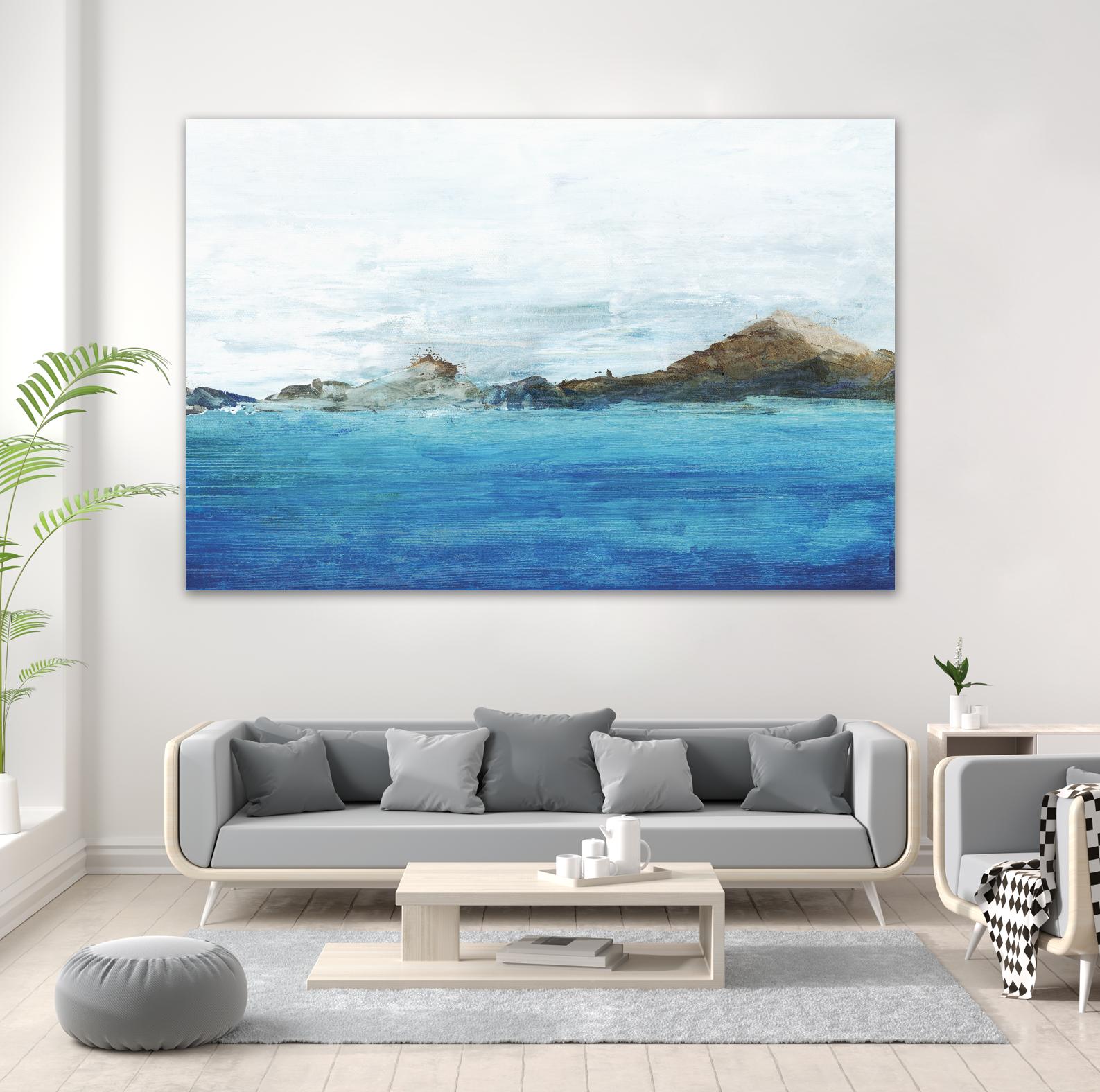 Coastal Views by Isabelle Z on GIANT ART - white landscape