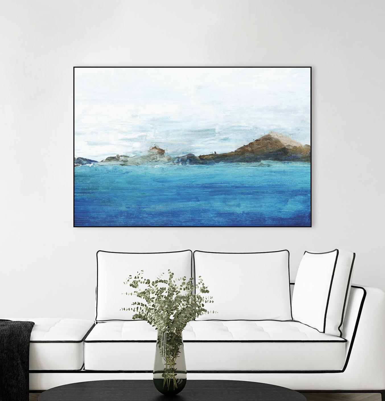 Coastal Views by Isabelle Z on GIANT ART - white landscape