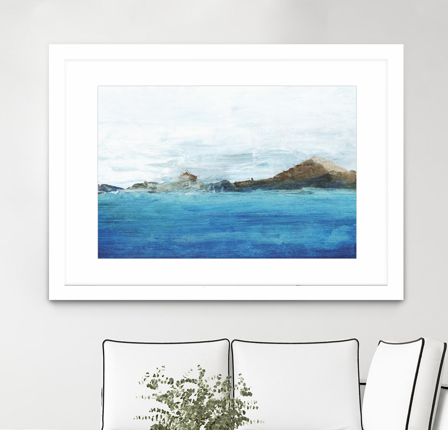 Coastal Views by Isabelle Z on GIANT ART - white landscape