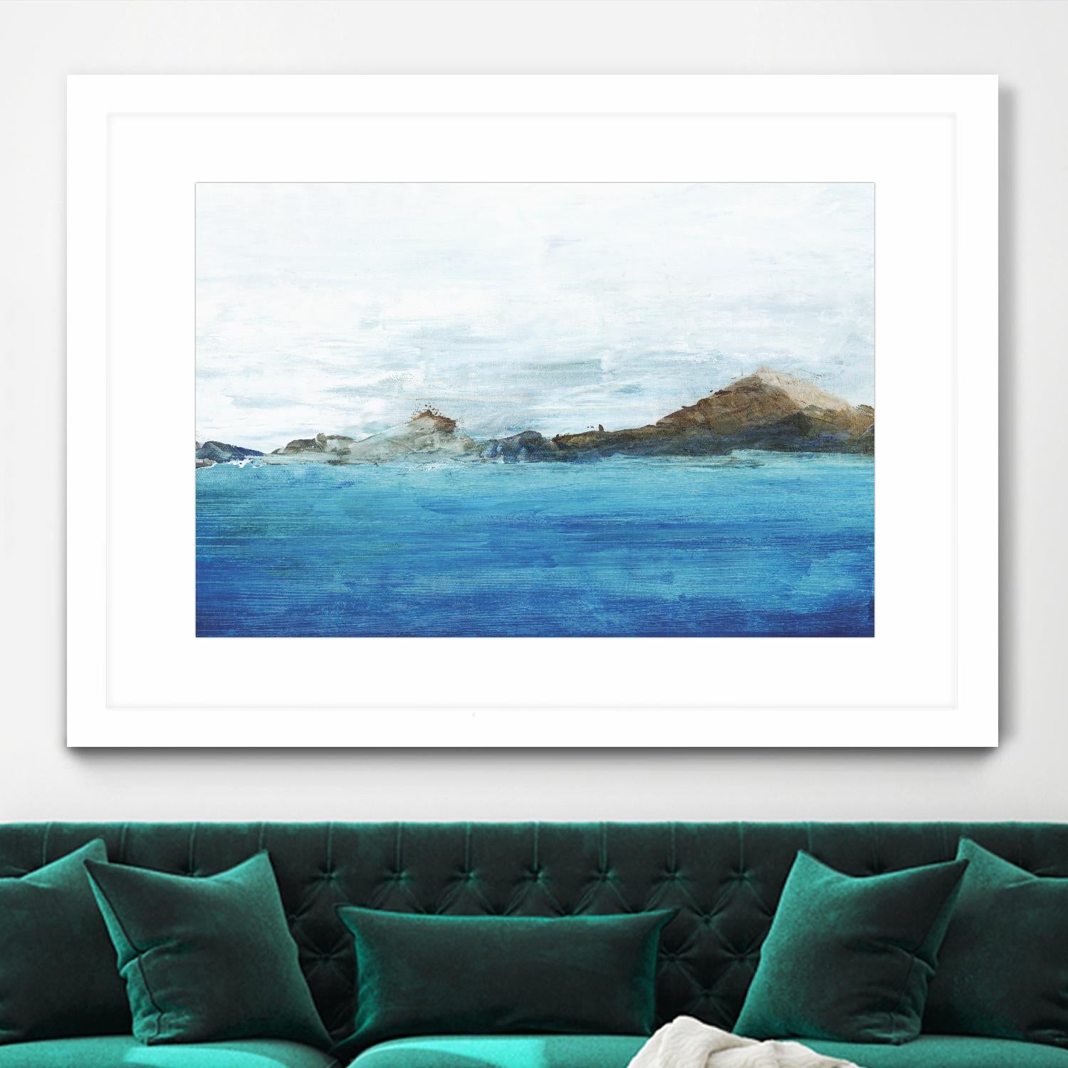 Coastal Views by Isabelle Z on GIANT ART - white landscape