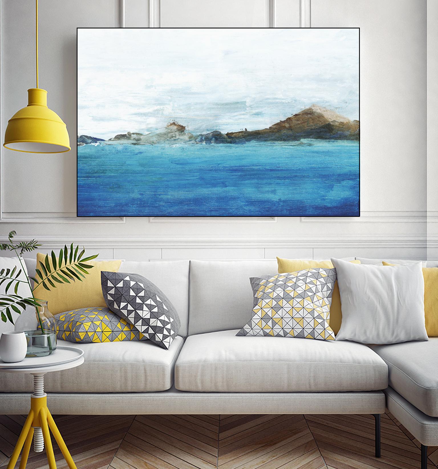 Coastal Views by Isabelle Z on GIANT ART - white landscape