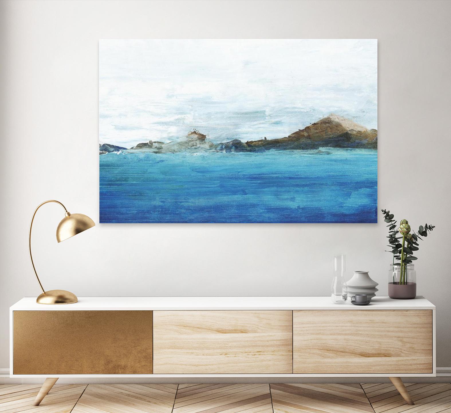 Coastal Views by Isabelle Z on GIANT ART - white landscape