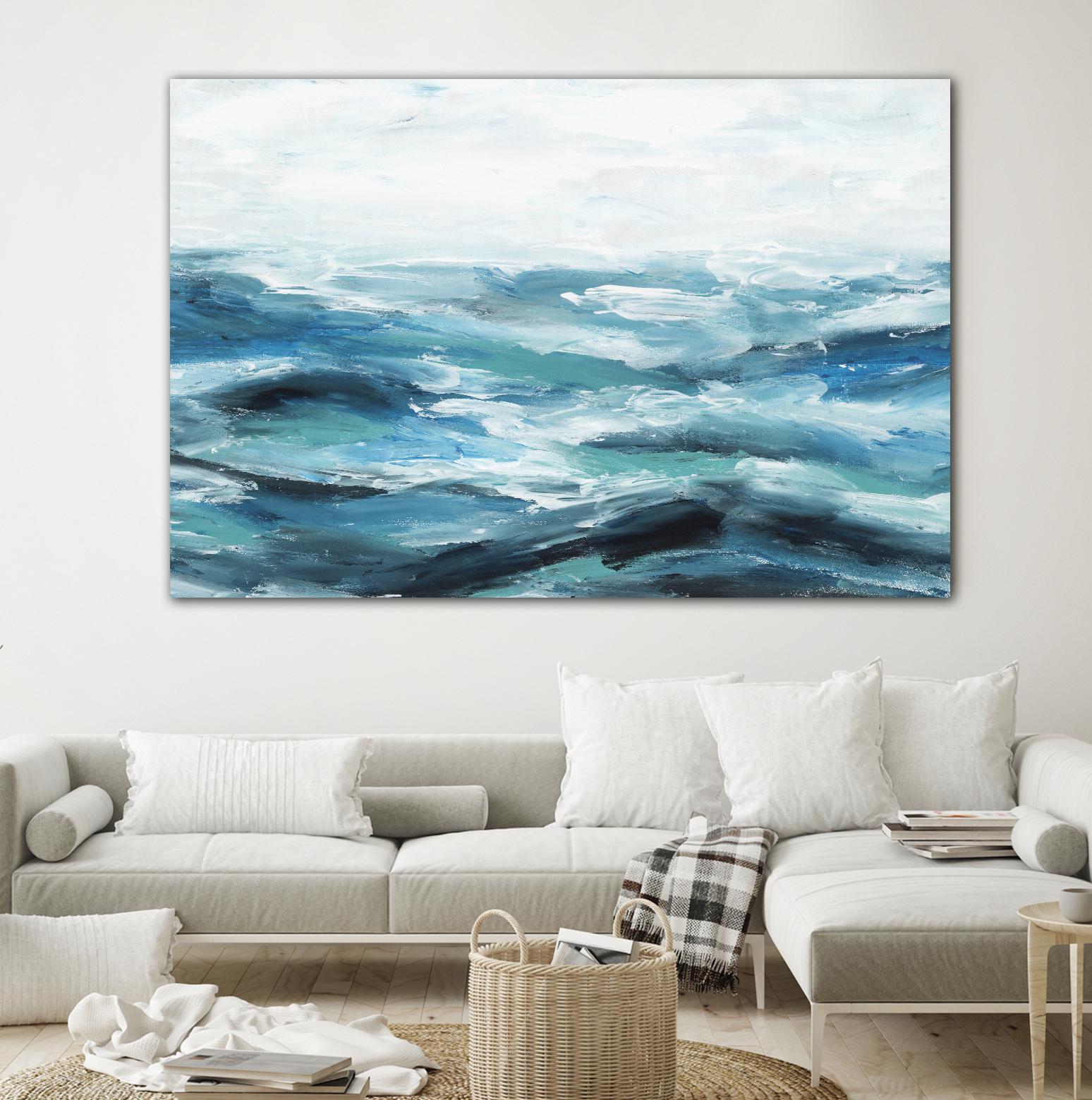 Oceanic I by Isabelle Z on GIANT ART - white sea scene