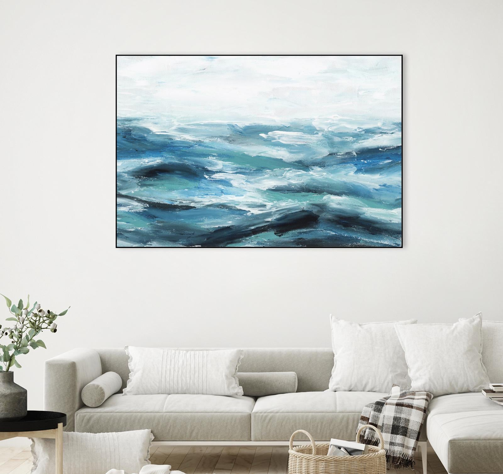 Oceanic I by Isabelle Z on GIANT ART - white sea scene