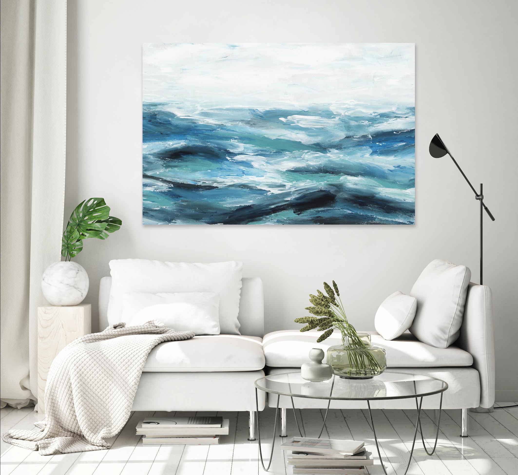 Oceanic I by Isabelle Z on GIANT ART - white sea scene