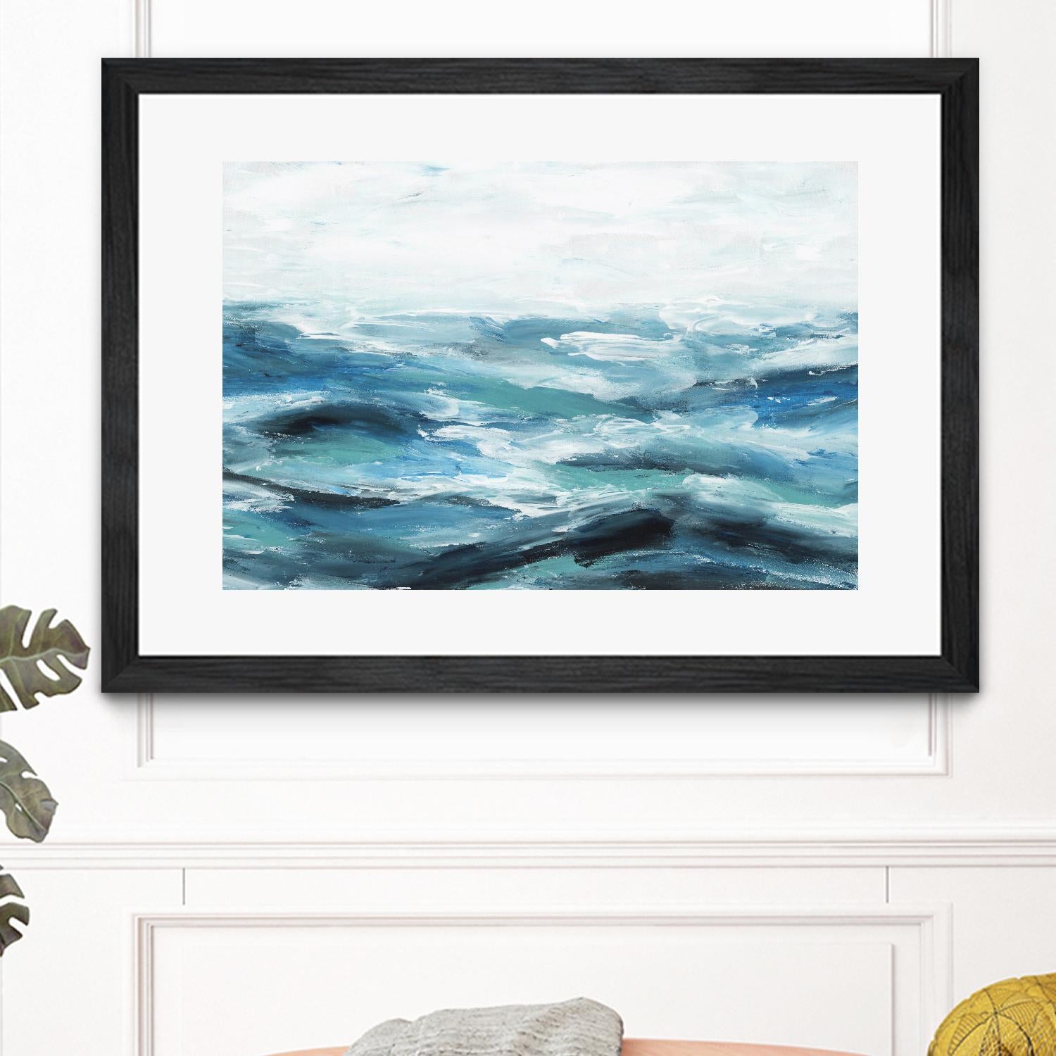 Oceanic I by Isabelle Z on GIANT ART - white sea scene