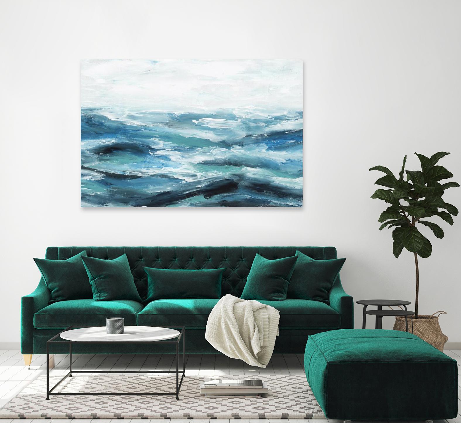 Oceanic I by Isabelle Z on GIANT ART - white sea scene