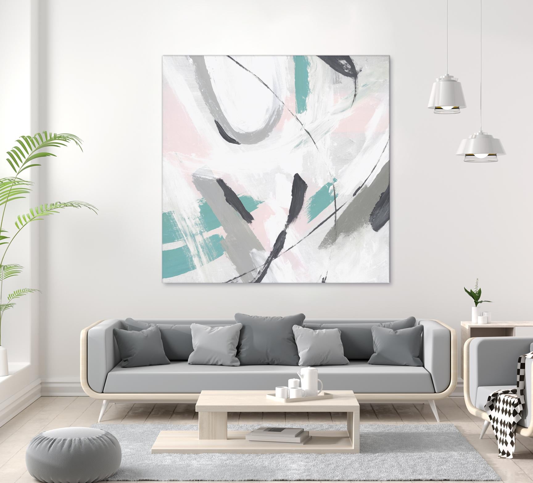 Neutre I by Isabelle Z on GIANT ART - grey abstract