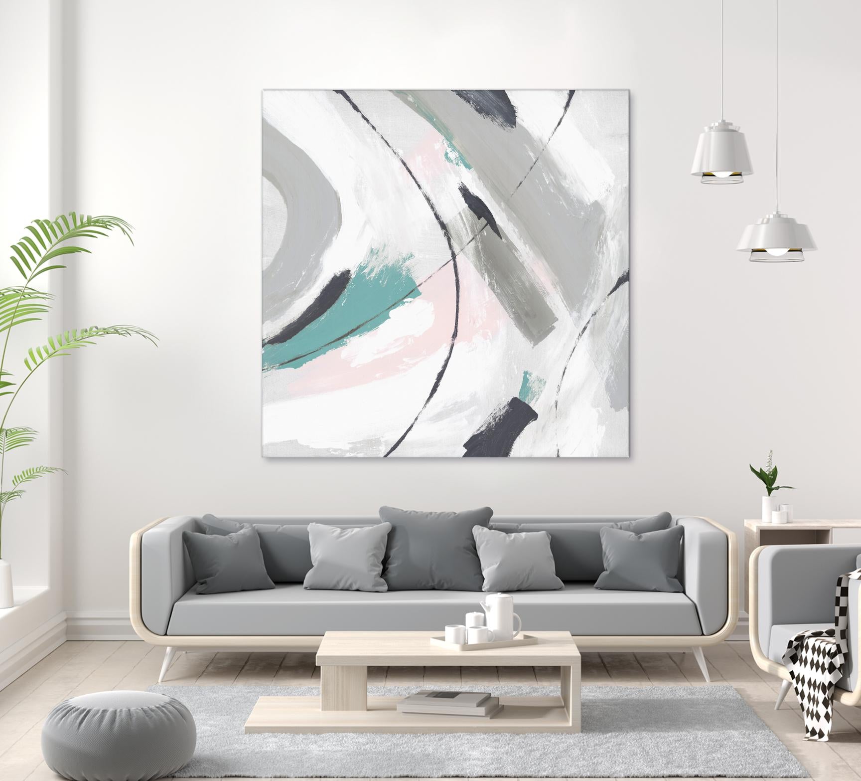 Neutre II by Isabelle Z on GIANT ART - grey abstract