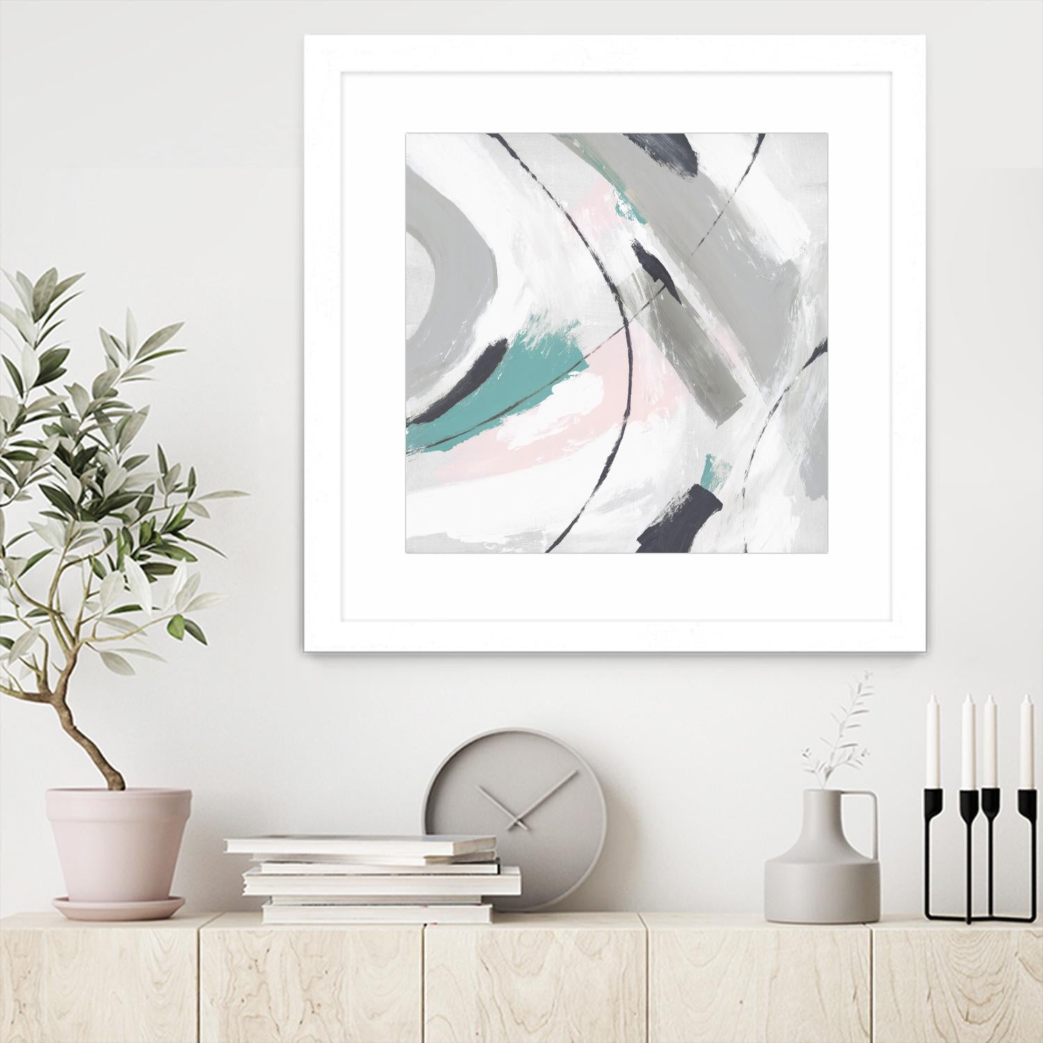 Neutre II by Isabelle Z on GIANT ART - grey abstract