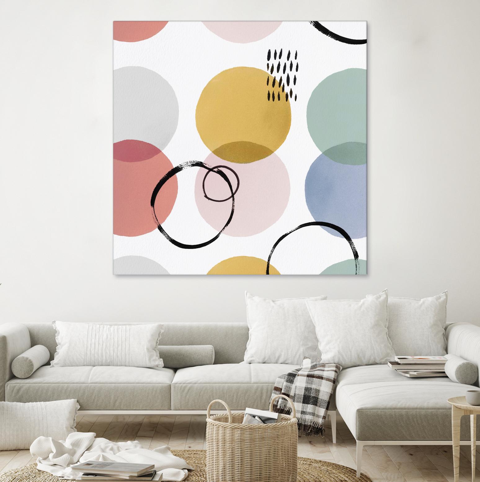 Colour Motion II by Isabelle Z on GIANT ART - red abstract