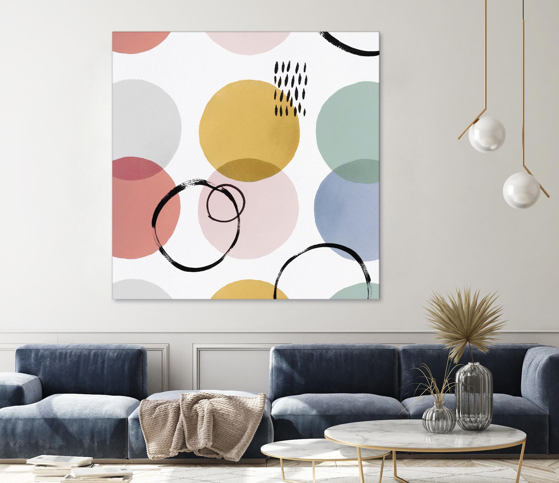 Colour Motion II by Isabelle Z on GIANT ART - red abstract