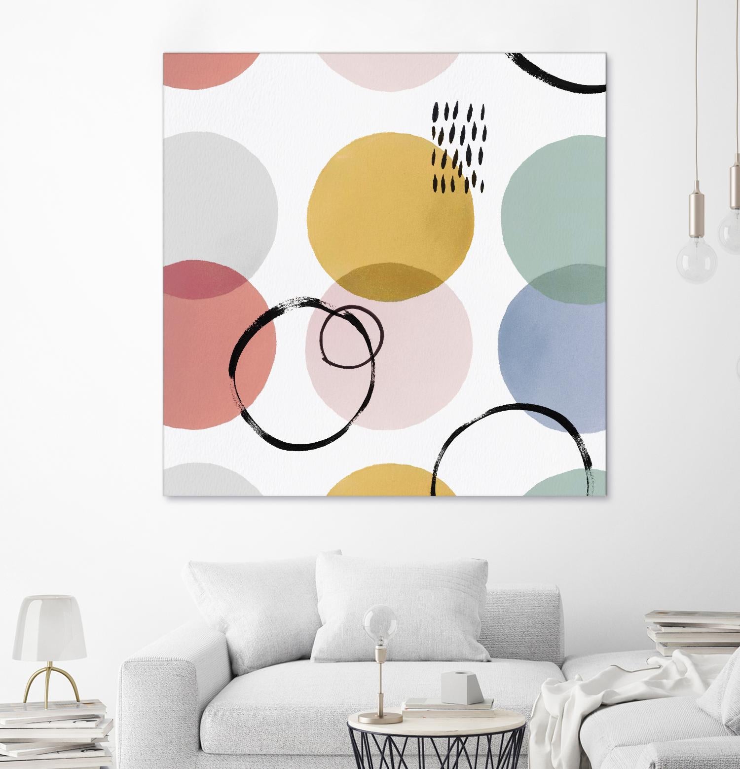 Colour Motion II by Isabelle Z on GIANT ART - red abstract