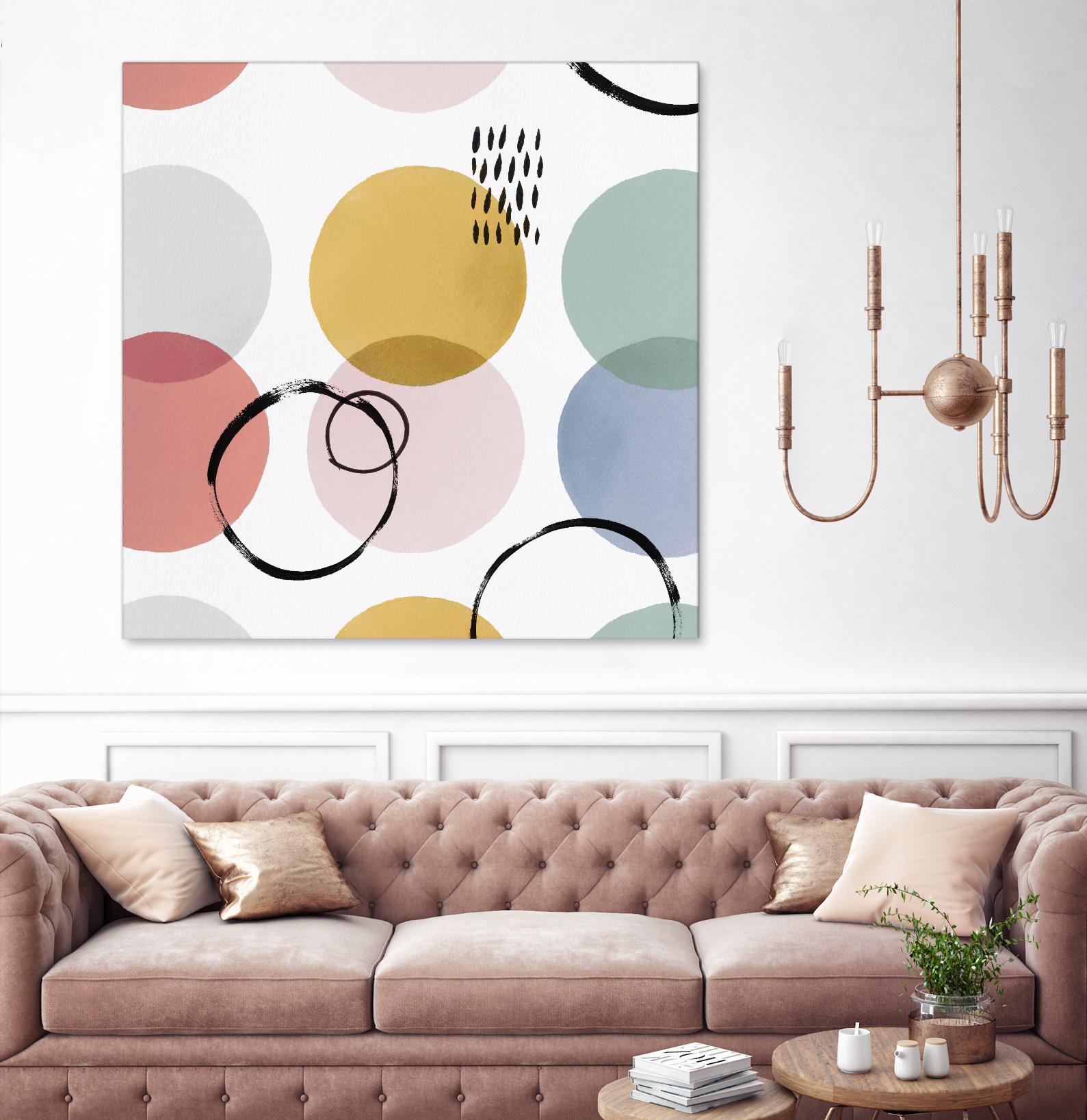 Colour Motion II by Isabelle Z on GIANT ART - red abstract