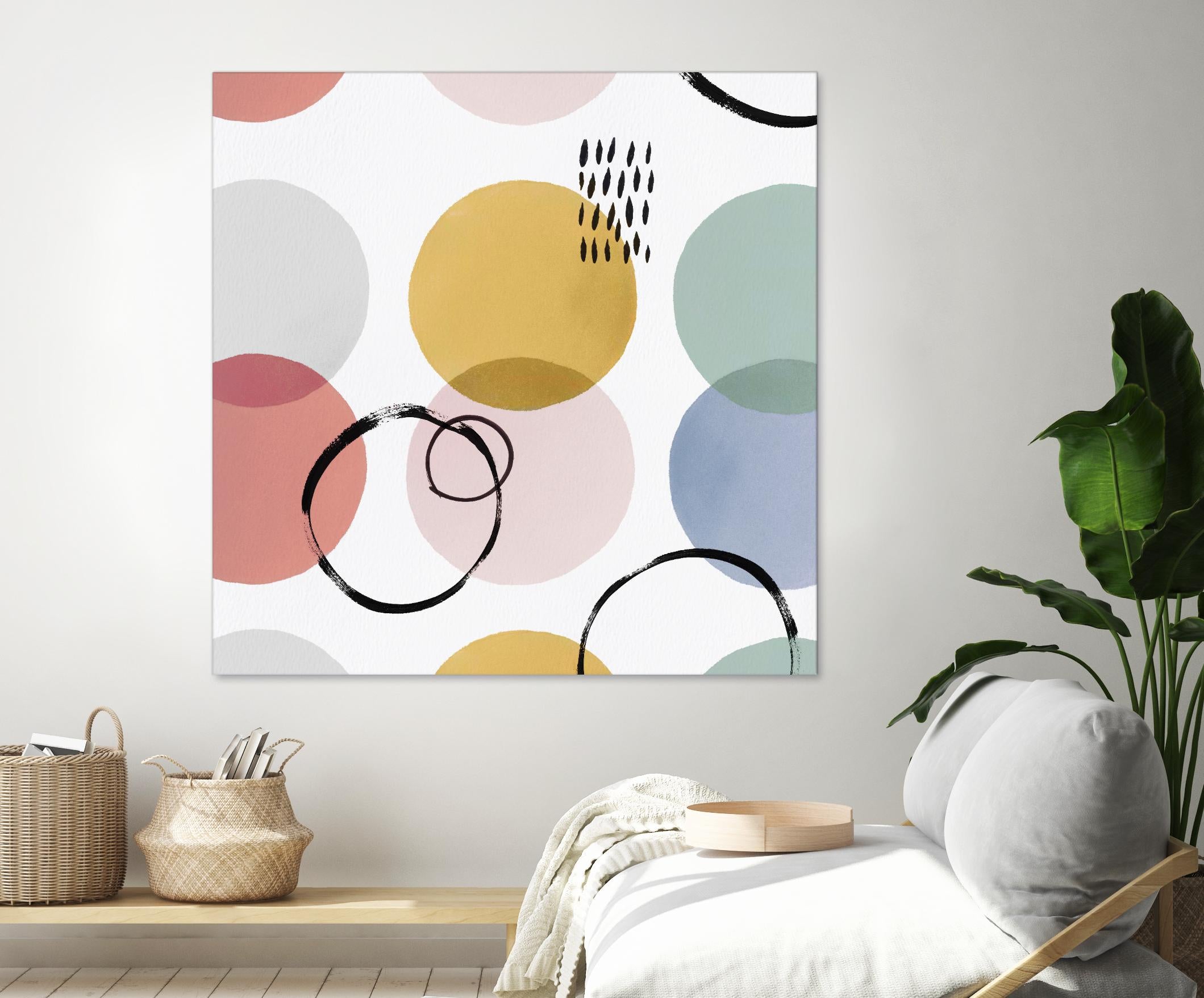 Colour Motion II by Isabelle Z on GIANT ART - red abstract