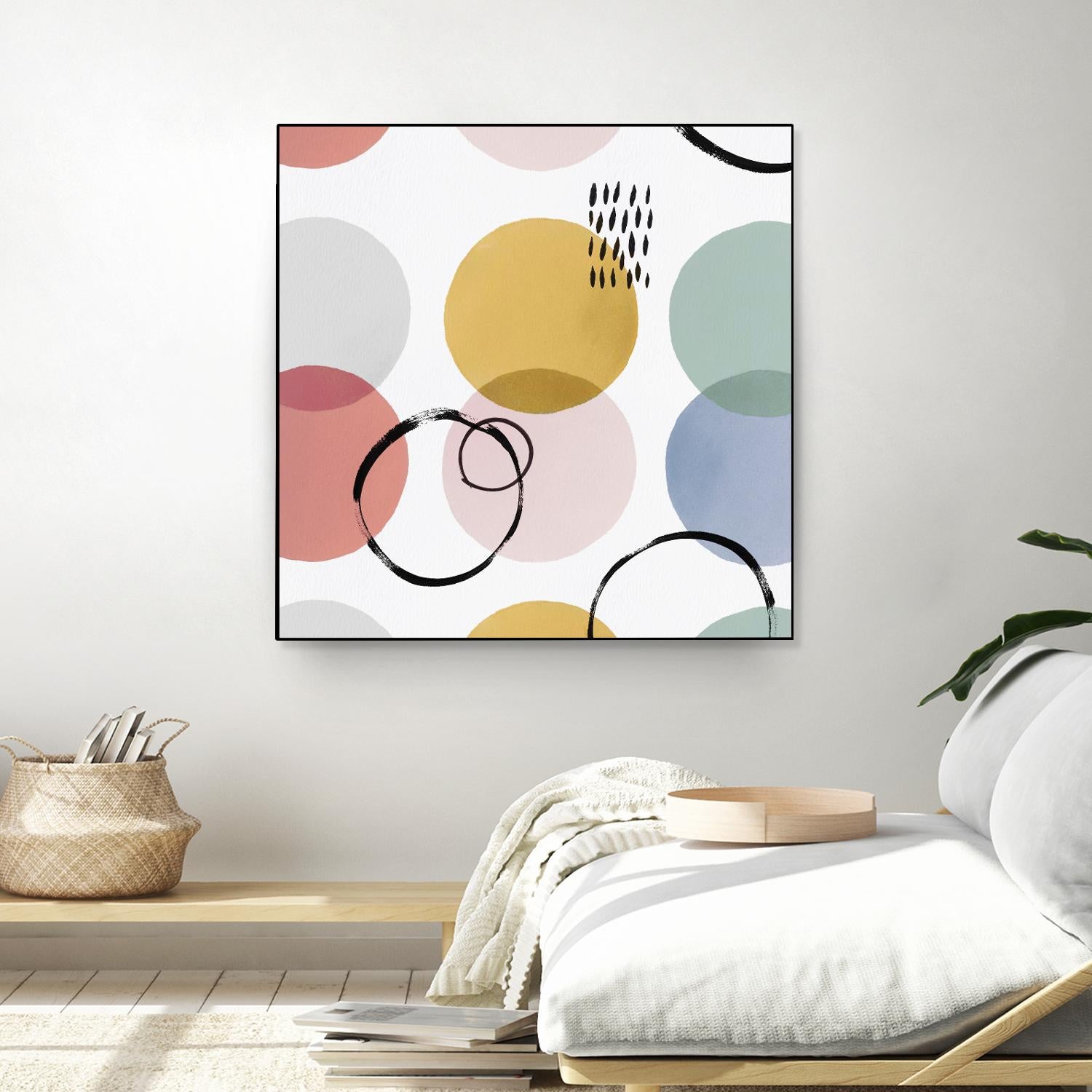 Colour Motion II by Isabelle Z on GIANT ART - red abstract