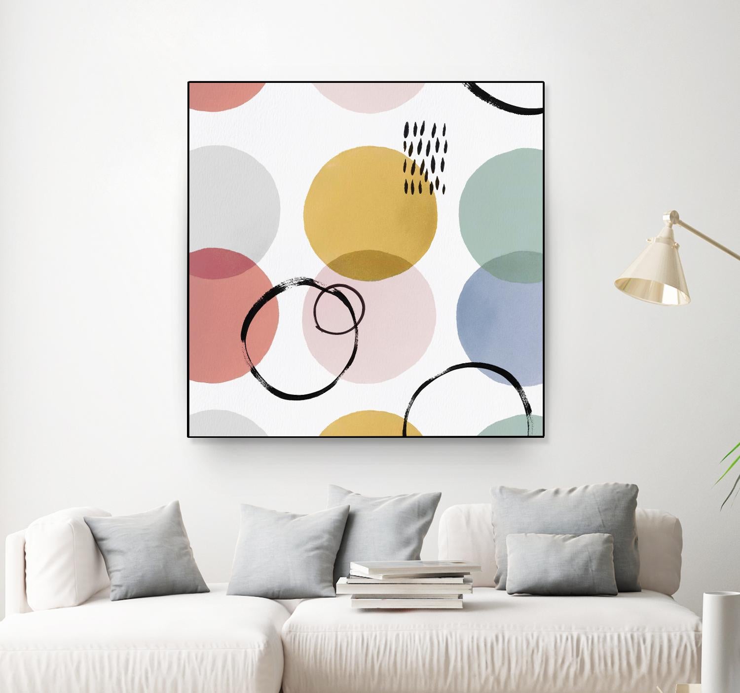 Colour Motion II by Isabelle Z on GIANT ART - red abstract