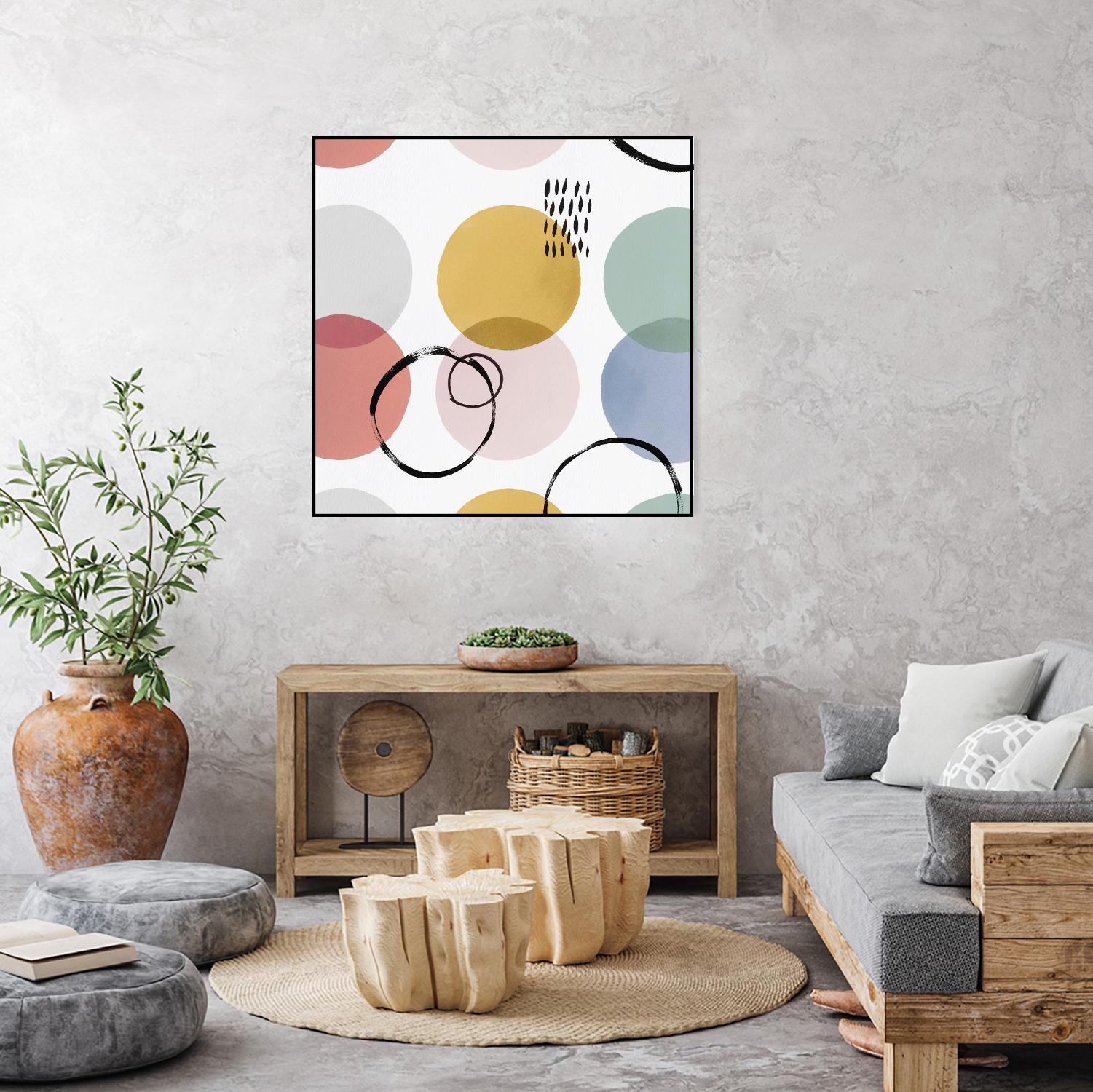 Colour Motion II by Isabelle Z on GIANT ART - red abstract