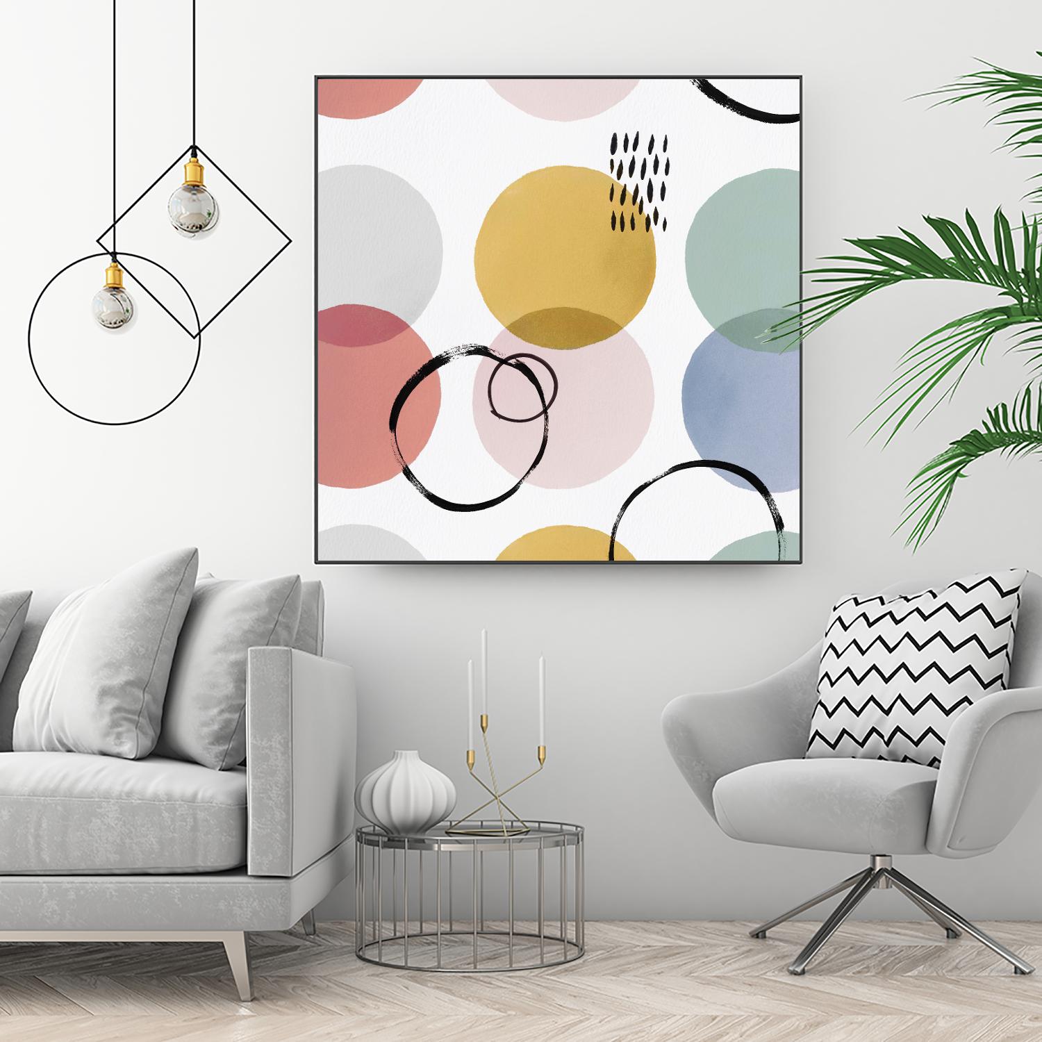 Colour Motion II by Isabelle Z on GIANT ART - red abstract