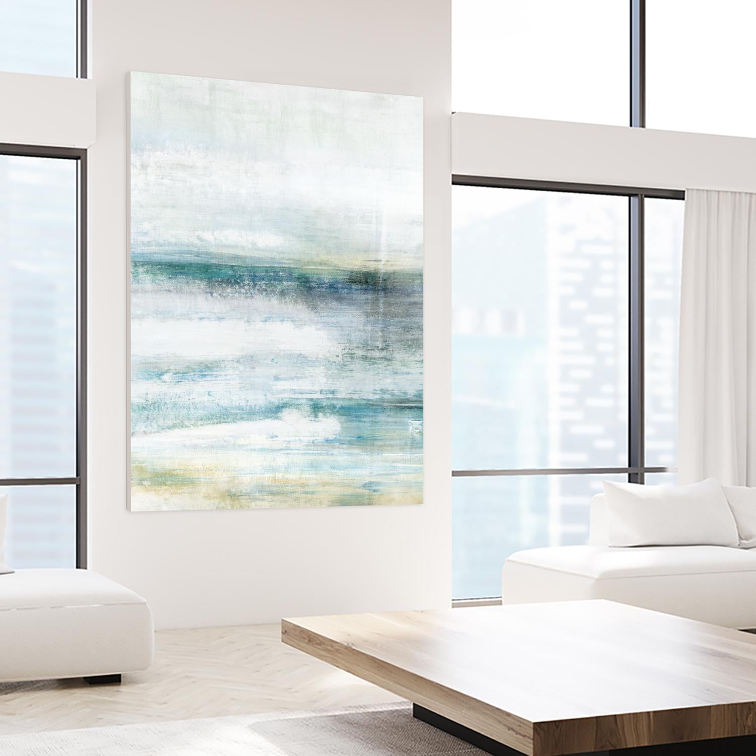 Waverly I by Isabelle Z on GIANT ART - green abstract