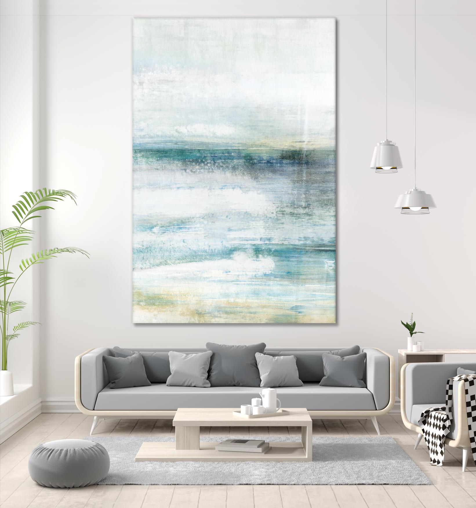 Waverly I by Isabelle Z on GIANT ART - green abstract