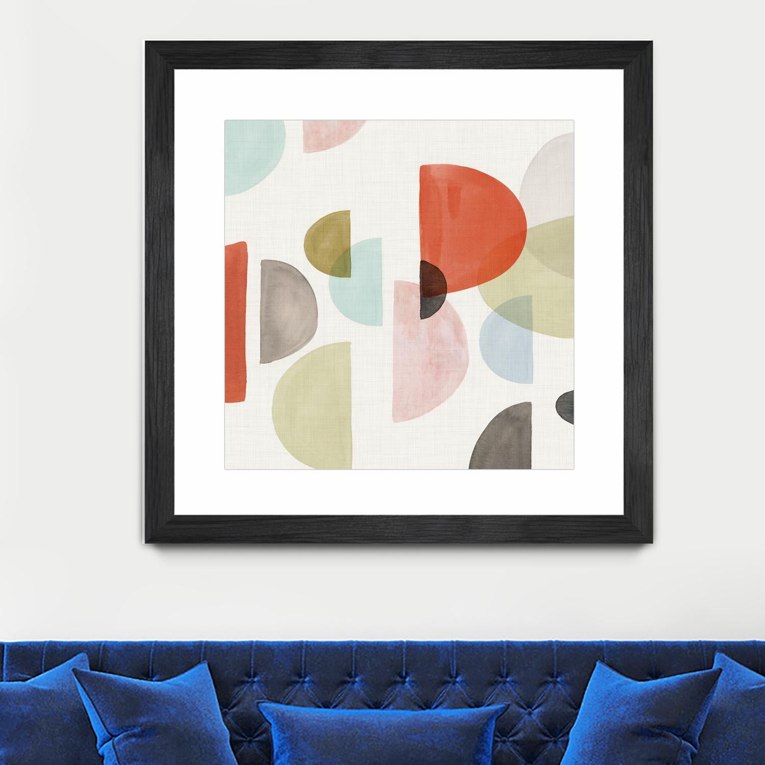 Dot Com I by Isabelle Z on GIANT ART - red abstract