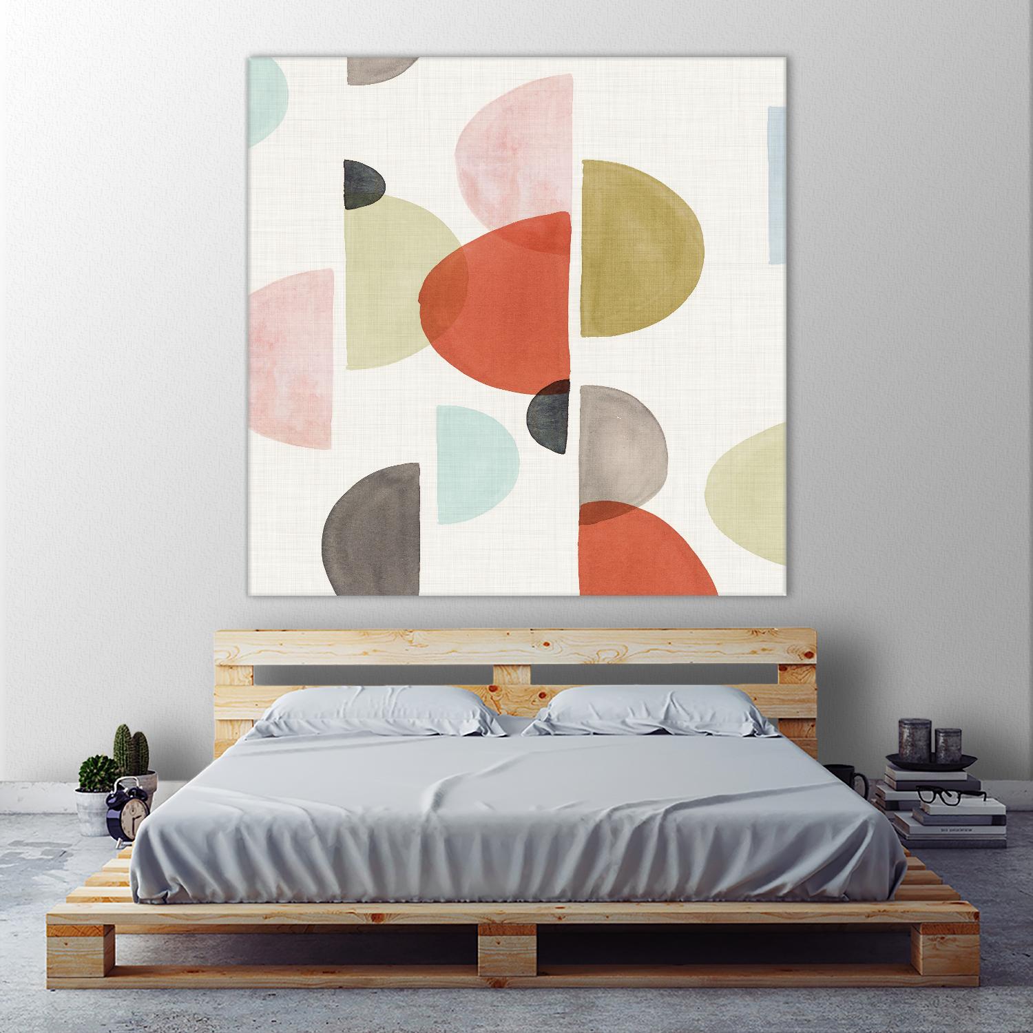 Dot Com II by Isabelle Z on GIANT ART - red abstract