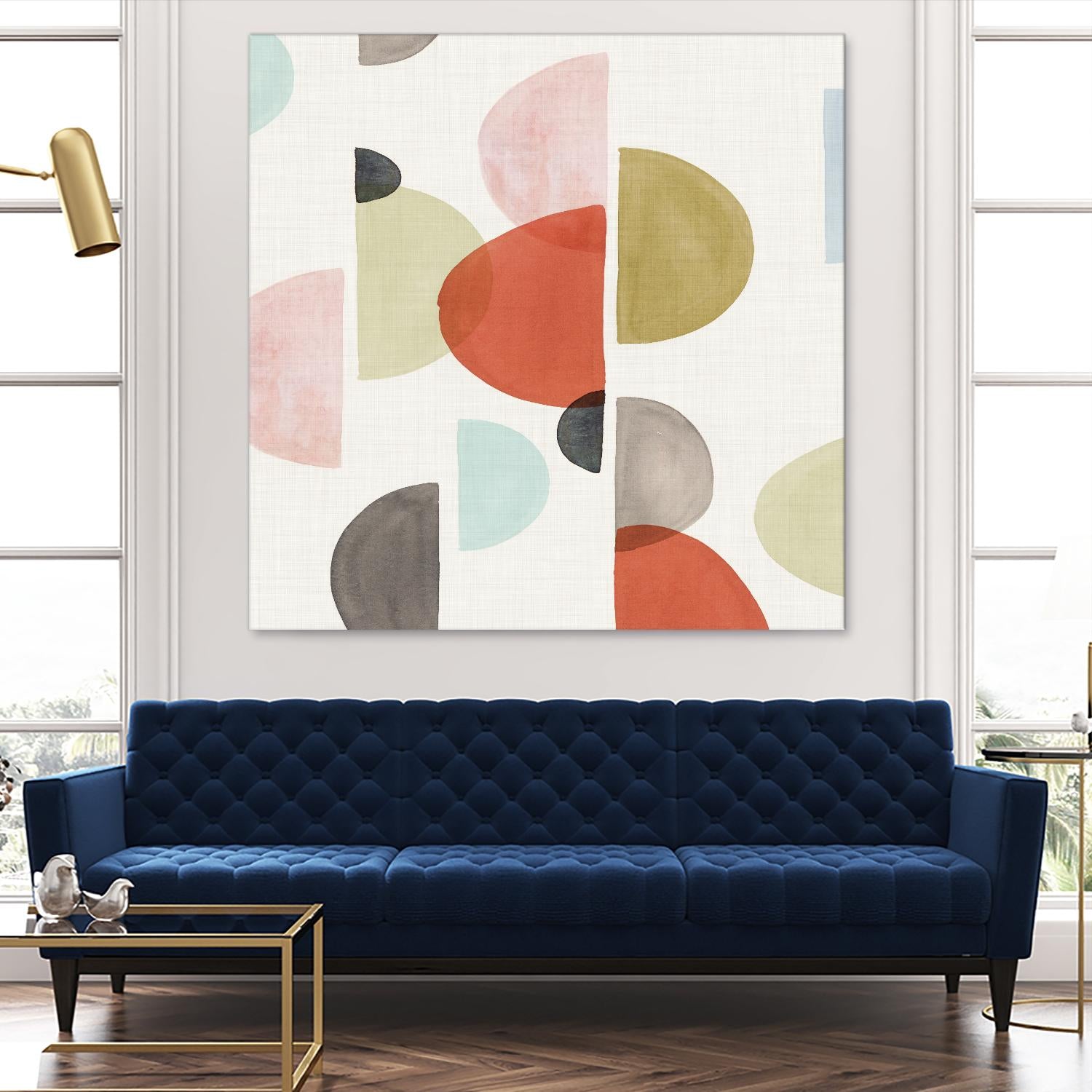 Dot Com II by Isabelle Z on GIANT ART - red abstract